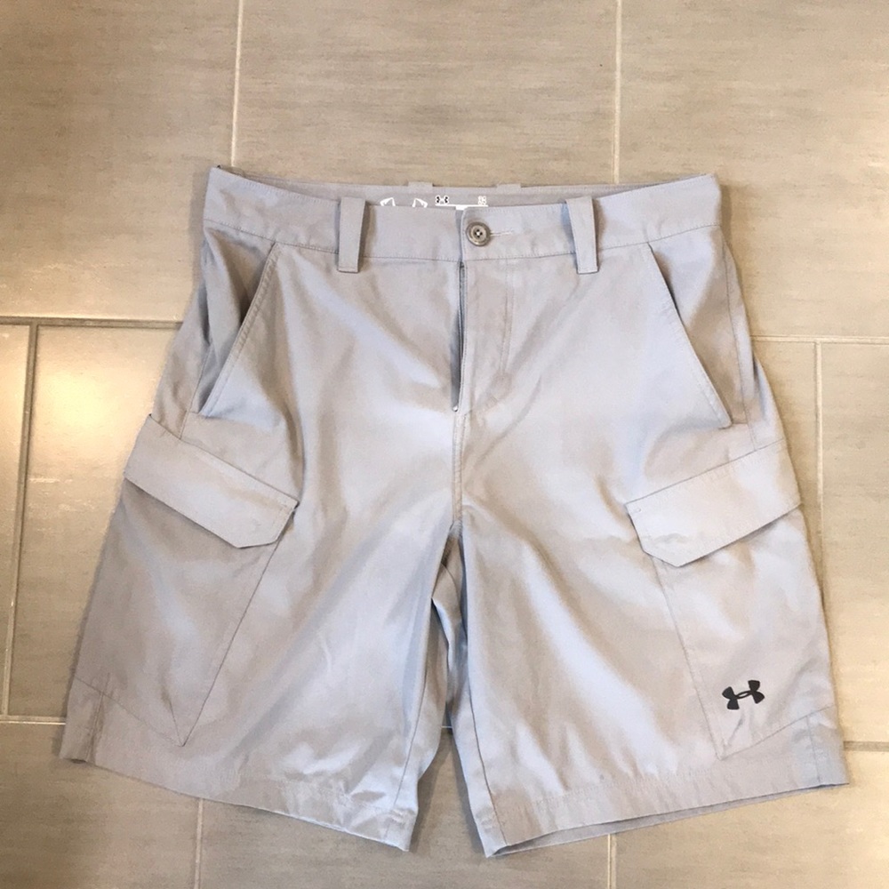 Gray Under Armour shorts